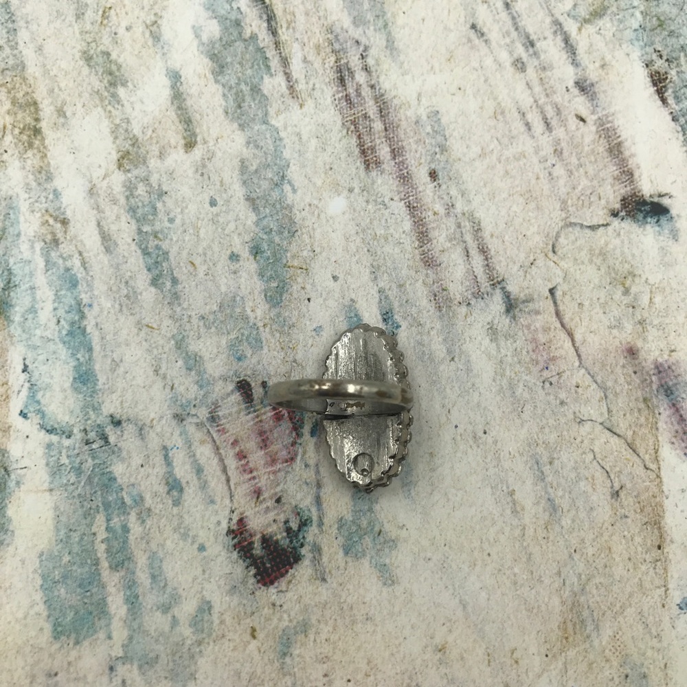 Turquoise Silver Ring - Picture 3 of 3